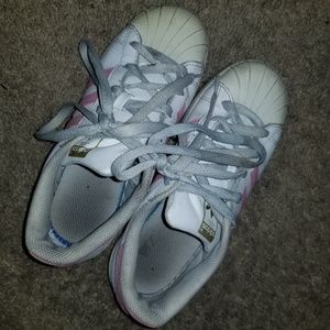 Adidas superstars pink